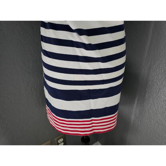 Women's Vineyard Vines Striped Dress Short Sleeve Red White Blue Size X Small - Picture 11 of 13